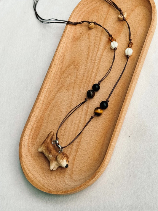 Handcrafted Sausage Dog Necklace